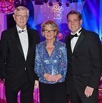 Familie Block bei der Eröffnung der Silvesterfeier in Hamburg