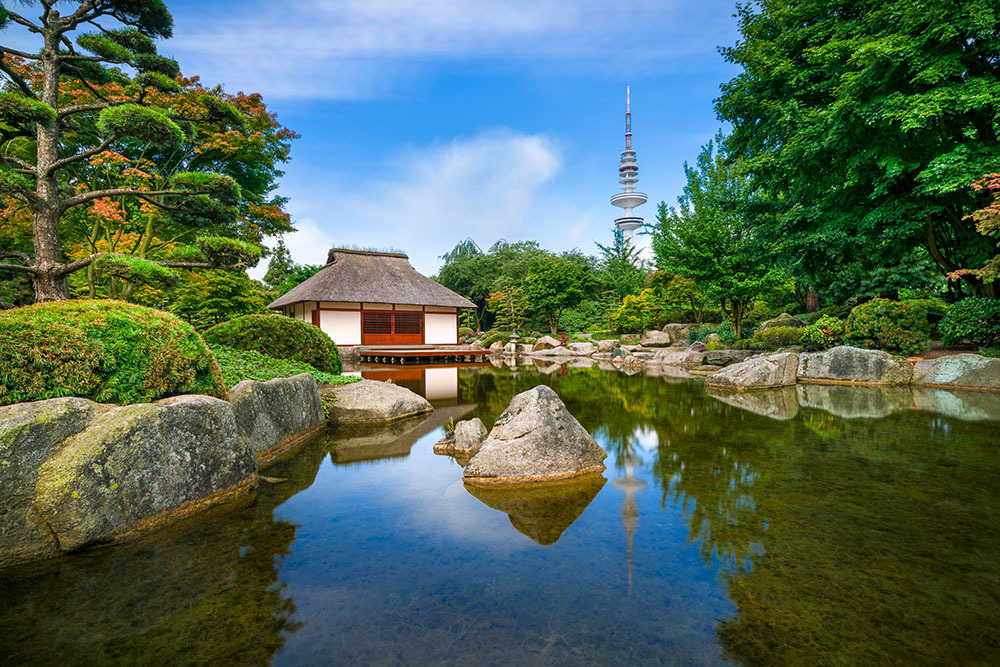 Japanischer Garten im Hamburger Park Planten un Blomen