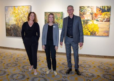 Margreet Boonstra, Meike Woermann und Karsten Mittag in der Galerie Elysée 